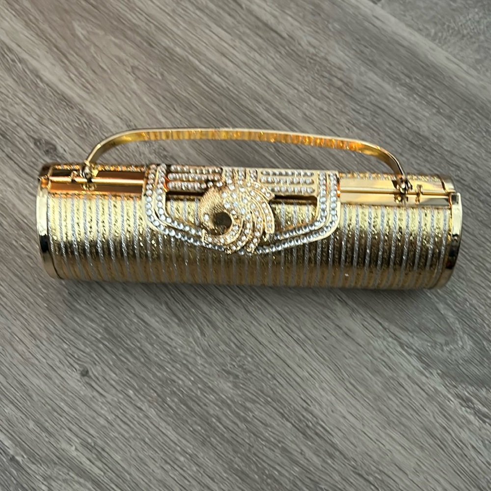 Beautiful gold clutch